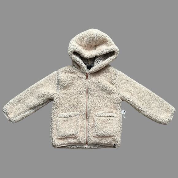 Volcom Girls' Lived in Lounge Phuz Up Sherpa Zip Fleece Jacket Size XXS NWT - Picture 1 of 7